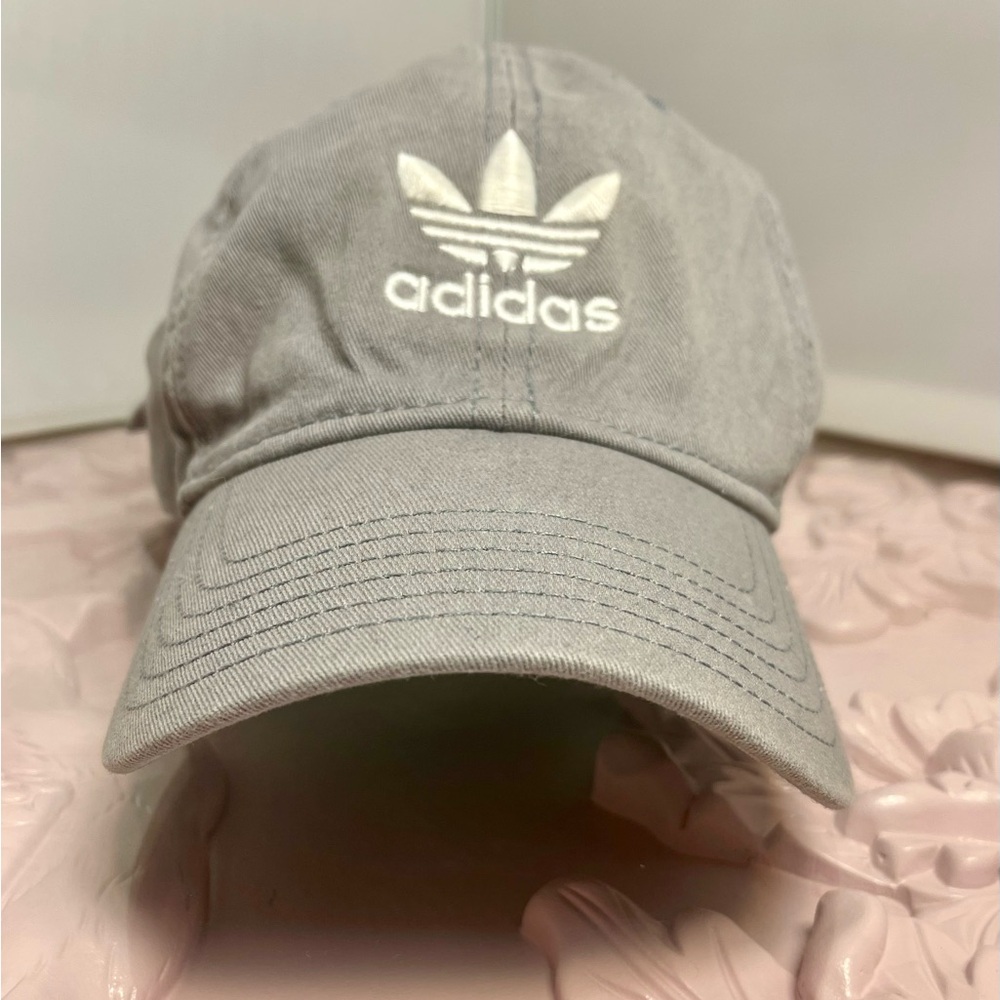 Adidas 2022 Light Gray Embroidered Logo Adjustable BaseBall Cap
